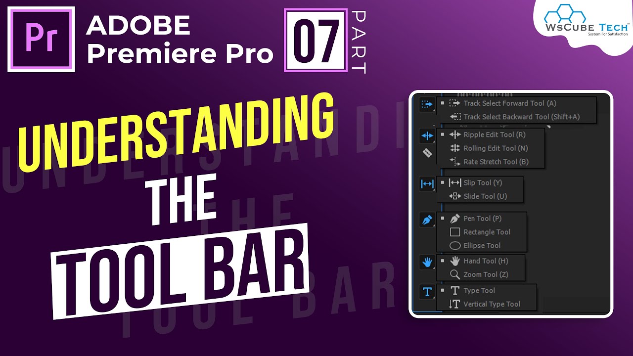 Part 7- All Toolbar Tools In Adobe Premiere Pro EXPLAINED | Toolbar In Premiere Pro (Hindi) - Part 7
